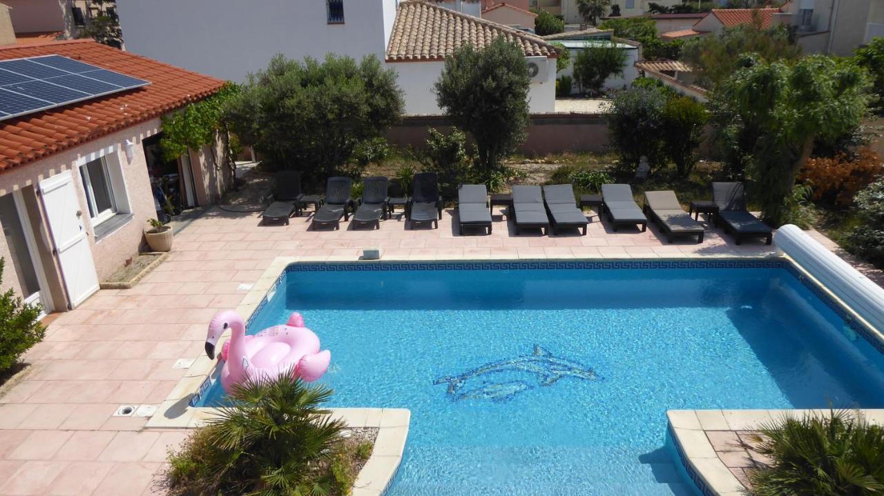Vila Les 2 Dauphins Le Barcarès Exteriér fotografie